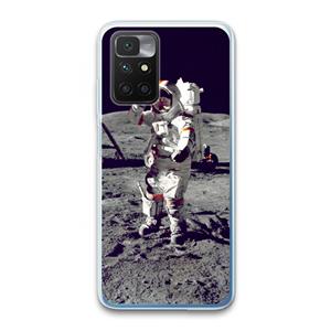 CaseCompany Spaceman: Xiaomi Redmi 10 Transparant Hoesje