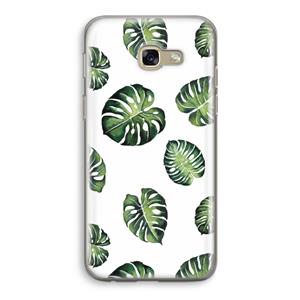 CaseCompany Tropische bladeren: Samsung Galaxy A5 (2017) Transparant Hoesje