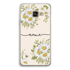 CaseCompany Daisies: Samsung Galaxy A3 (2016) Transparant Hoesje