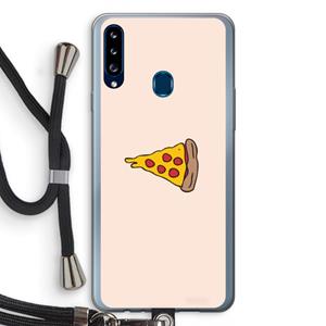 CaseCompany You Complete Me #1: Samsung Galaxy A20s Transparant Hoesje met koord