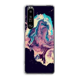 CaseCompany Cosmic Silence: Sony Xperia 1 III Transparant Hoesje