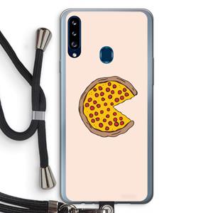 CaseCompany You Complete Me #2: Samsung Galaxy A20s Transparant Hoesje met koord