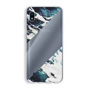 CaseCompany Golven: Samsung Galaxy A10 Transparant Hoesje