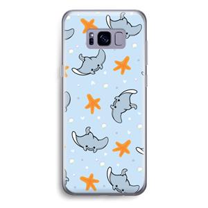 CaseCompany Manta: Samsung Galaxy S8 Transparant Hoesje