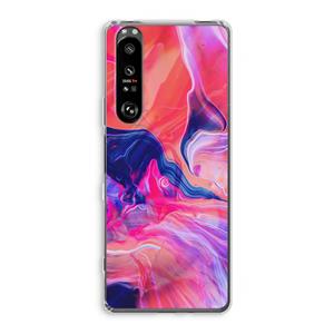 CaseCompany Earth And Ocean: Sony Xperia 1 III Transparant Hoesje