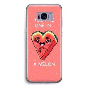 CaseCompany One In A Melon: Samsung Galaxy S8 Transparant Hoesje