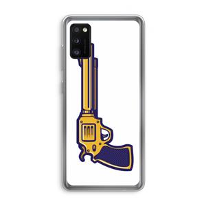CaseCompany Pew Pew Pew: Samsung Galaxy A41 Transparant Hoesje