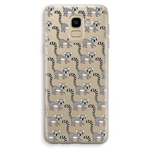 CaseCompany Makis: Samsung Galaxy J6 (2018) Transparant Hoesje