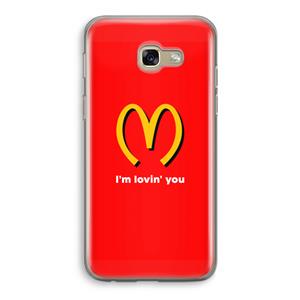 CaseCompany I'm lovin' you: Samsung Galaxy A5 (2017) Transparant Hoesje