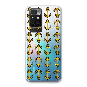 CaseCompany Musketon Anchor: Xiaomi Redmi 10 Transparant Hoesje
