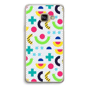 CaseCompany 8-bit N°1: Samsung Galaxy A3 (2016) Transparant Hoesje