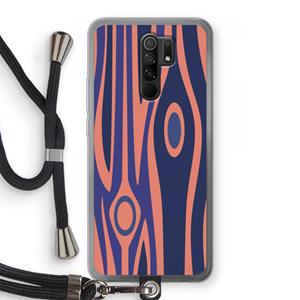 CaseCompany Bast A: Xiaomi Redmi 9 Transparant Hoesje met koord