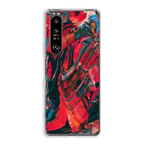 CaseCompany Endless Descent: Sony Xperia 1 III Transparant Hoesje