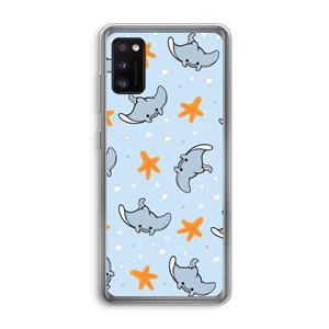 CaseCompany Manta: Samsung Galaxy A41 Transparant Hoesje