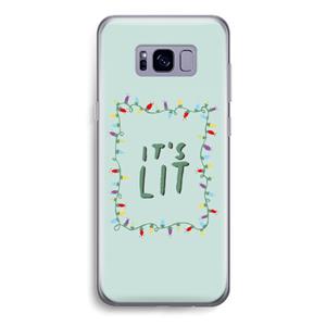 CaseCompany It's Lit: Samsung Galaxy S8 Transparant Hoesje