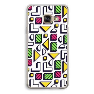 CaseCompany 8-bit N°4: Samsung Galaxy A3 (2016) Transparant Hoesje