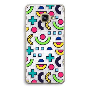 CaseCompany 8-bit N°6: Samsung Galaxy A3 (2016) Transparant Hoesje