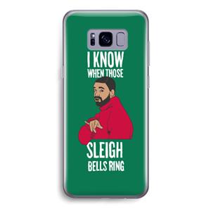 CaseCompany Sleigh Bells Ring: Samsung Galaxy S8 Transparant Hoesje
