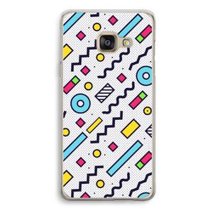 CaseCompany 8-bit N°8: Samsung Galaxy A3 (2016) Transparant Hoesje