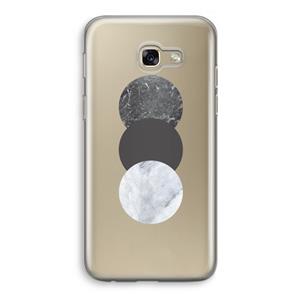 CaseCompany Marmeren cirkels: Samsung Galaxy A5 (2017) Transparant Hoesje