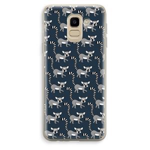 CaseCompany Makis: Samsung Galaxy J6 (2018) Transparant Hoesje