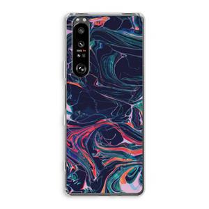 CaseCompany Light Years Beyond: Sony Xperia 1 III Transparant Hoesje