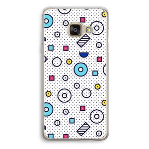 CaseCompany 8-bit N°9: Samsung Galaxy A3 (2016) Transparant Hoesje