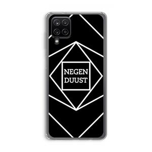 CaseCompany Negenduust geometrisch: Samsung Galaxy A12 Transparant Hoesje