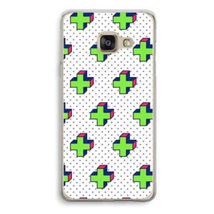 CaseCompany 8-bit N°10: Samsung Galaxy A3 (2016) Transparant Hoesje