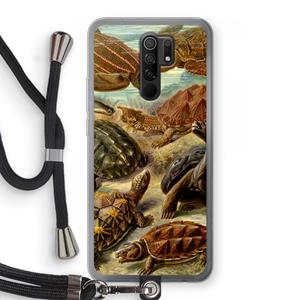 CaseCompany Haeckel Chelonia: Xiaomi Redmi 9 Transparant Hoesje met koord