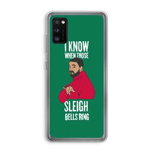 CaseCompany Sleigh Bells Ring: Samsung Galaxy A41 Transparant Hoesje