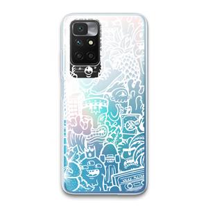 CaseCompany Vexx Mixtape #2: Xiaomi Redmi 10 Transparant Hoesje