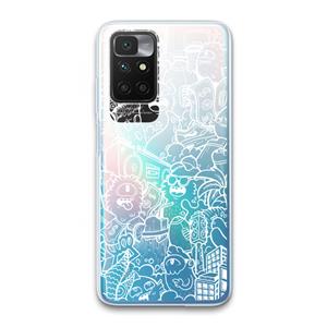 CaseCompany Vexx City #2: Xiaomi Redmi 10 Transparant Hoesje