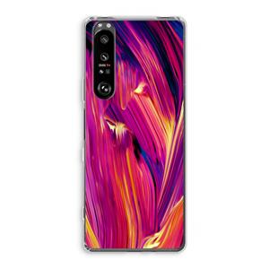 CaseCompany Phoenix: Sony Xperia 1 III Transparant Hoesje