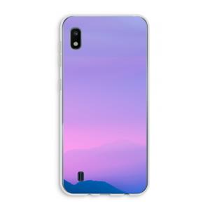 CaseCompany Sunset pastel: Samsung Galaxy A10 Transparant Hoesje
