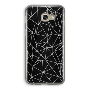 CaseCompany Geometrische lijnen wit: Samsung Galaxy A5 (2017) Transparant Hoesje