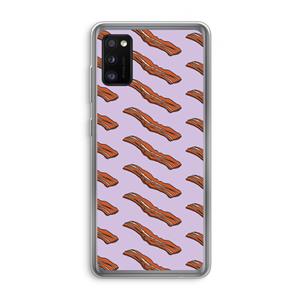 CaseCompany Bacon to my eggs #2: Samsung Galaxy A41 Transparant Hoesje