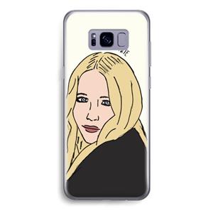 CaseCompany Mary Kate: Samsung Galaxy S8 Transparant Hoesje