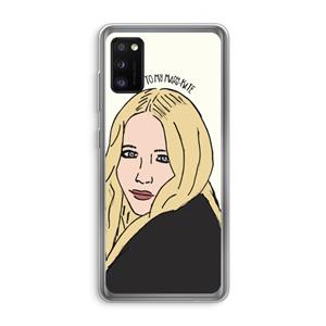 CaseCompany Mary Kate: Samsung Galaxy A41 Transparant Hoesje