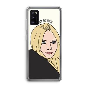CaseCompany Ashley: Samsung Galaxy A41 Transparant Hoesje