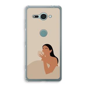 CaseCompany Fresh coffee: Sony Xperia XZ2 Compact Transparant Hoesje