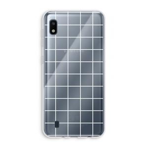 CaseCompany Rooster 2: Samsung Galaxy A10 Transparant Hoesje