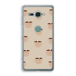 CaseCompany Morning coffee: Sony Xperia XZ2 Compact Transparant Hoesje