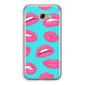 CaseCompany Bite my lip: Samsung Galaxy A5 (2017) Transparant Hoesje
