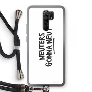 CaseCompany Neuters: Xiaomi Redmi 9 Transparant Hoesje met koord