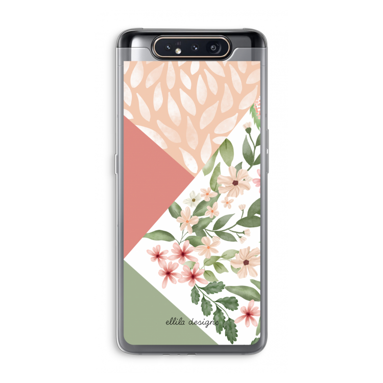 CaseCompany Sweet heaven geometrics: Samsung Galaxy A80 Transparant Hoesje