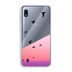 CaseCompany Fly away: Samsung Galaxy A10 Transparant Hoesje