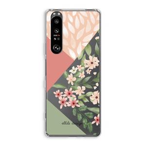 CaseCompany Sweet heaven geometrics: Sony Xperia 1 III Transparant Hoesje