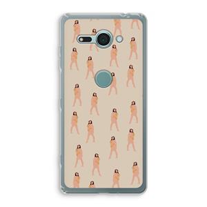 CaseCompany You're so golden: Sony Xperia XZ2 Compact Transparant Hoesje
