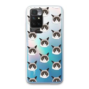 CaseCompany It's a Purrr Case: Xiaomi Redmi 10 Transparant Hoesje
